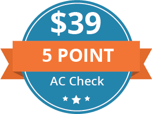 Thirty-nine dollars for a five point air conditioning service check home ac service cypress tx